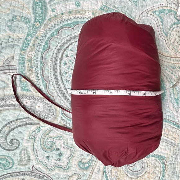 Lands' End Maroon Down Sweater Jacket Women's Size 2X - Picture 12 of 12